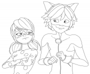 Miraculous Ladybug and Cat Noir Very Happy