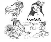 moana disney princess fan art