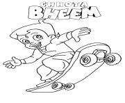 Chhota bheem playing skate