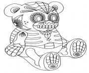 sugar skull bear 2 calavera