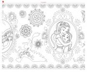 mandala zentagle adult disney elena of avalor