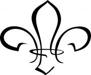 fleur de lis style original