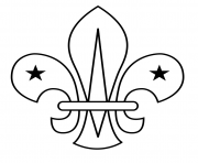 fleur de lis Scouting Scout