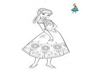 Anna beautiful dress for summer frozen