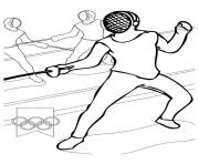 Fencing olympic games