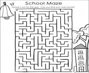 back to school maze