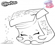 Shopkins Sugar Coloring Image