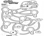 Easy Shopkins Maze for Kids