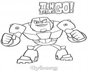 Cyborg Teen Titans Go Cartoon