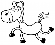 cartoon horse kid