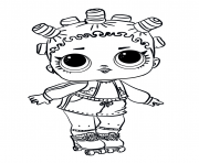 Printable lol surprise doll roller sk8er coloring pages