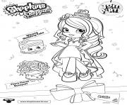 Printable Shopkins Doll Bridie 1 coloring pages