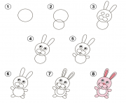 how to draw a rabbit