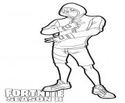 Printable Ikonik skin from Fortnite season 8 coloring pages