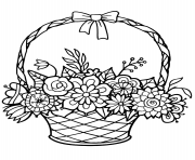 basket of flowers