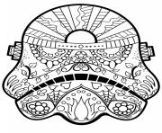 Printable star wars mandala  coloring pages