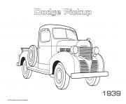 Old Car Dodge Pickup 1939