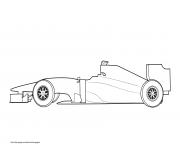 F1 Car White Label