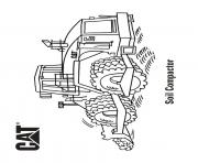 soil compactor truck caterpillar