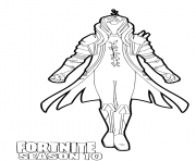 Printable Infinity Fortnite season 10 coloring pages