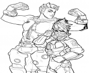 overwatch zarya et tracer