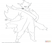 Printable toneri otsutsuki chakra mode coloring pages