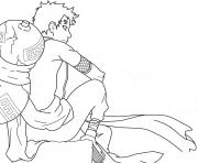 Printable gaara coloring pages