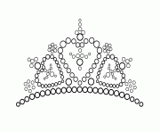 Printable tiara coloring pages