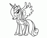 Printable princess luna coloring pages