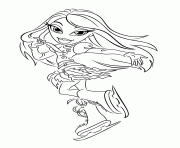 Printable bratz dana coloring pages