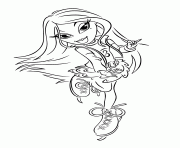 Printable bratz yasmin coloring pages