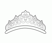 Printable tiara 05 coloring pages