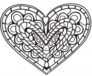 heart zentangle