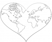 heart shaped earth