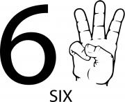 asl number six