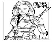 black widow avengers draw it