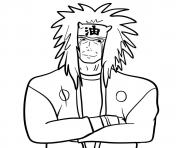 Printable Jiraiya coloring pages