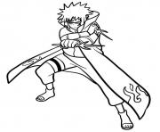 Printable Minato Namikaze coloring pages