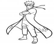 Printable Naruto Uzumaki coloring pages