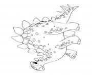 dinosaur cute stegosaurus for preschoolers