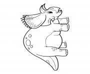 dinosaur cartoon arrhinoceratops