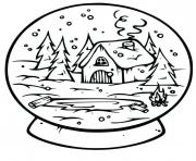 Winter in the Woods Snowglobe