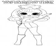 Printable speedster lol omg coloring pages