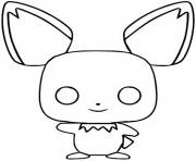 Printable funko pop pokemon pichu coloring pages