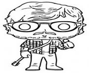 Printable funko pop rock ed sheeran coloring pages