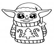 baby yoda christmas