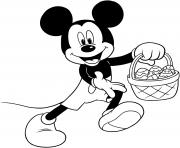 mickey disney easter eggs basket