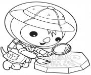 Printable shellington studies fossils octonauts coloring pages