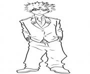 Printable My Hero Academia MHA Katsuki Bakugo coloring pages