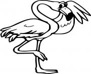 Cartoon Flamingo